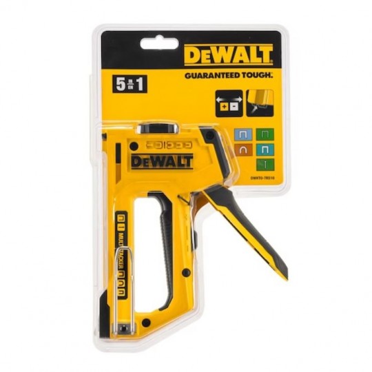 Такер  механичен метален DEWALT DWHT0-TR510,  скоби и пирони