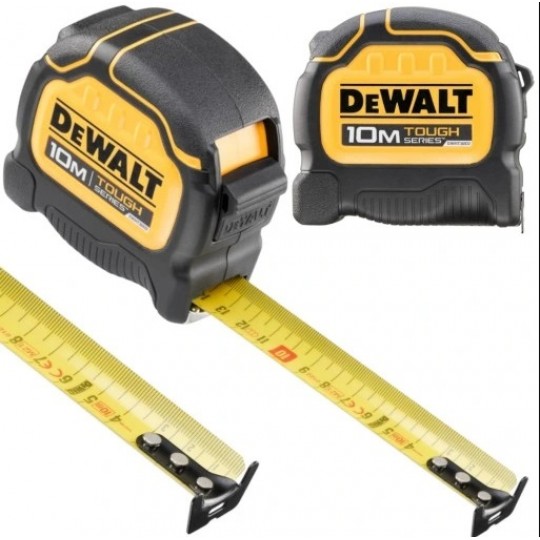 Ролетка 10 м/32, противоударна, магнит, DEWALT DWHT36932-0