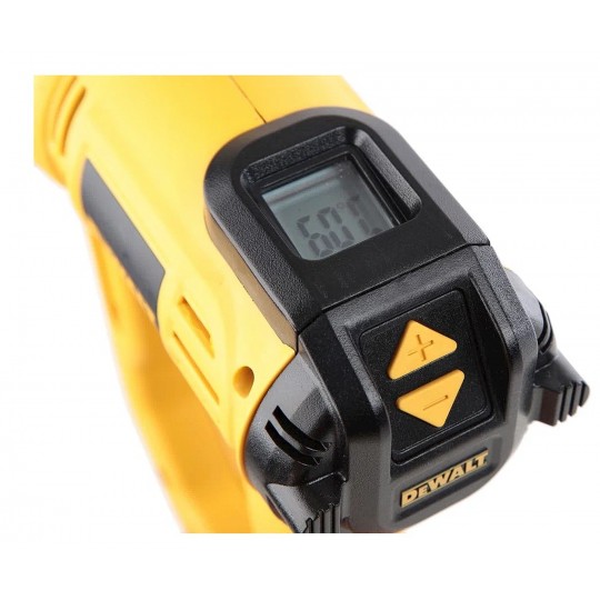 Пистолет за горещ въздух DEWALT D26414  2000W, LCD дисплей, регулируем - 50/600 гр., 250-500 л/мин.