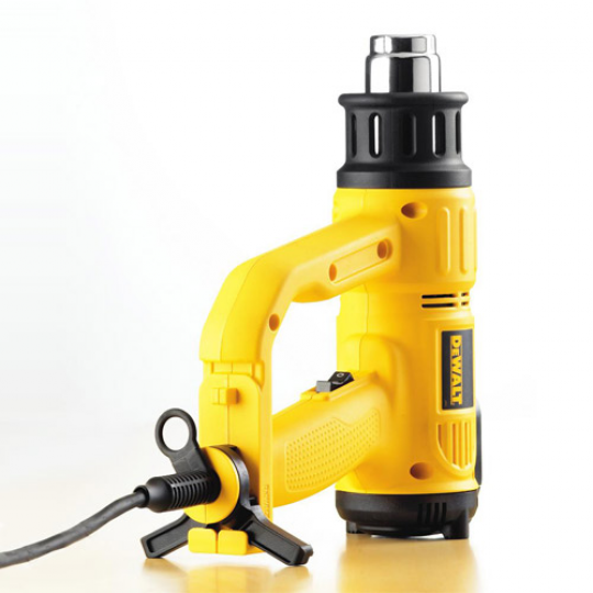 Пистолет за горещ въздух DEWALT D26414  2000W, LCD дисплей, регулируем - 50/600 гр., 250-500 л/мин.