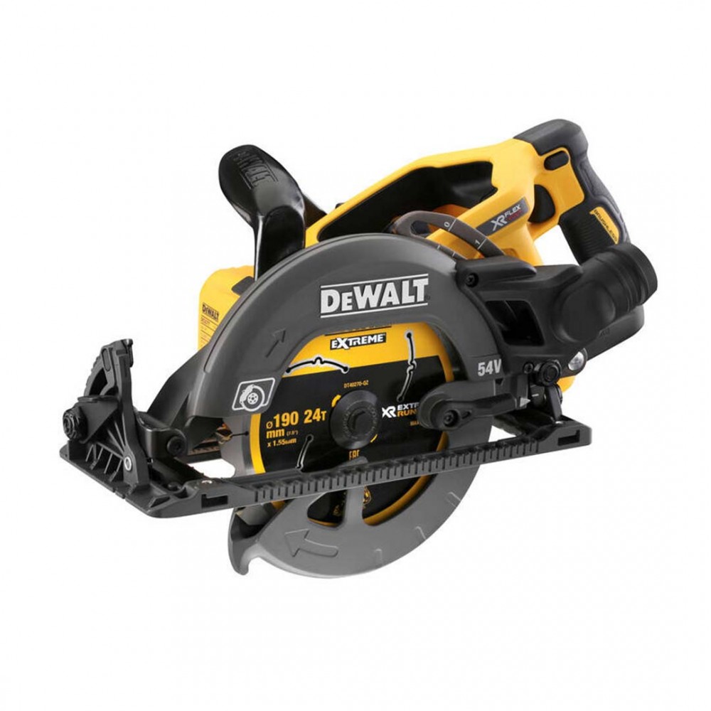 Циркуляр ръчен акумулаторен DEWALT DCS577N,  ф190 мм, 54V, Li-ion