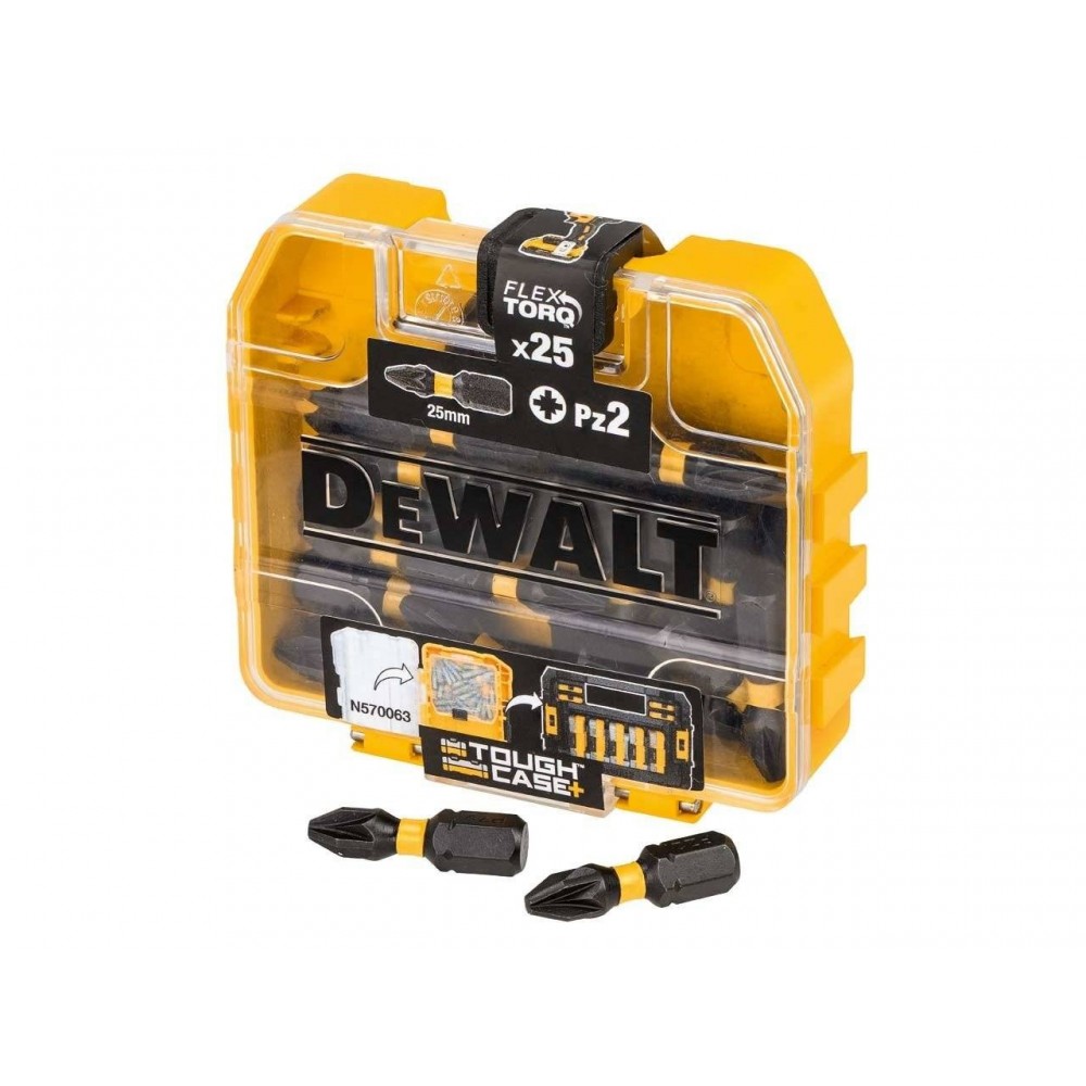 Накрайник PZ2 х 25 IR TORSION IMPACT DEWALT DT70556T, 25 броя
