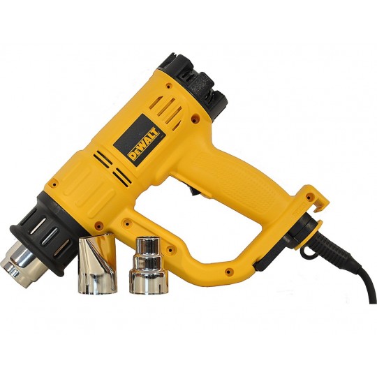 Пистолет за горещ въздух DEWALT D26414  2000W, LCD дисплей, регулируем - 50/600 гр., 250-500 л/мин.