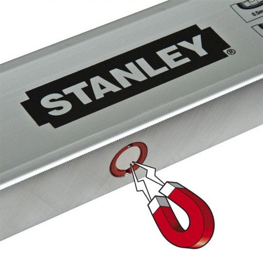 Нивелир алуминиев 200 см FatMax STANLEY STHT1-43117, три либели, магнитен Нивелир алуминиев 200 см FatMax STANLEY STHT1-43117, три либели, магнитен