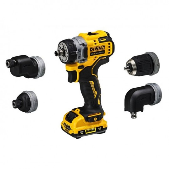 Акумулаторен винтоверт със сменяеми глави, DEWALT DCD703NТ,12V, 57Nm, solo Акумулаторен винтоверт със сменяеми глави, DEWALT DCD703NТ,12V, 57Nm, solo