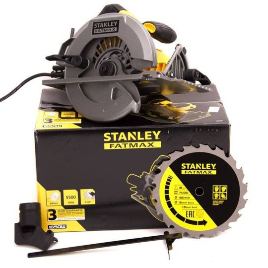 Циркуляр ръчен STANLEY FME301, ф190 мм,1650 W Циркуляр ръчен STANLEY FME301, ф190 мм,1650 W