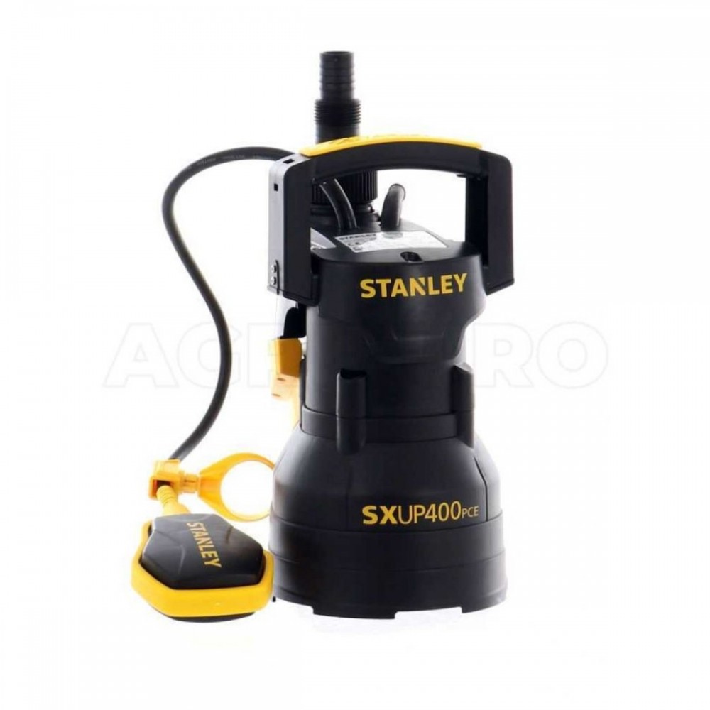 Помпа потопяема, 150 L/min, 7м., 1. 1-1/4", 1-1/2", Stanley SXUP400PCE"